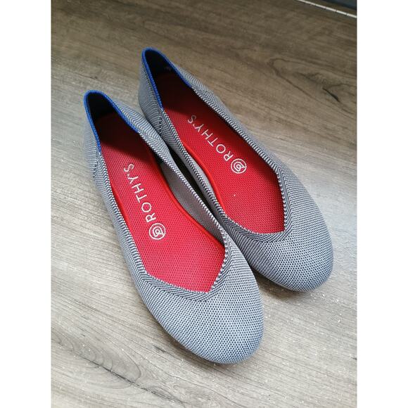 Rothy's blue flats size 7.5 - Picture 1 of 5